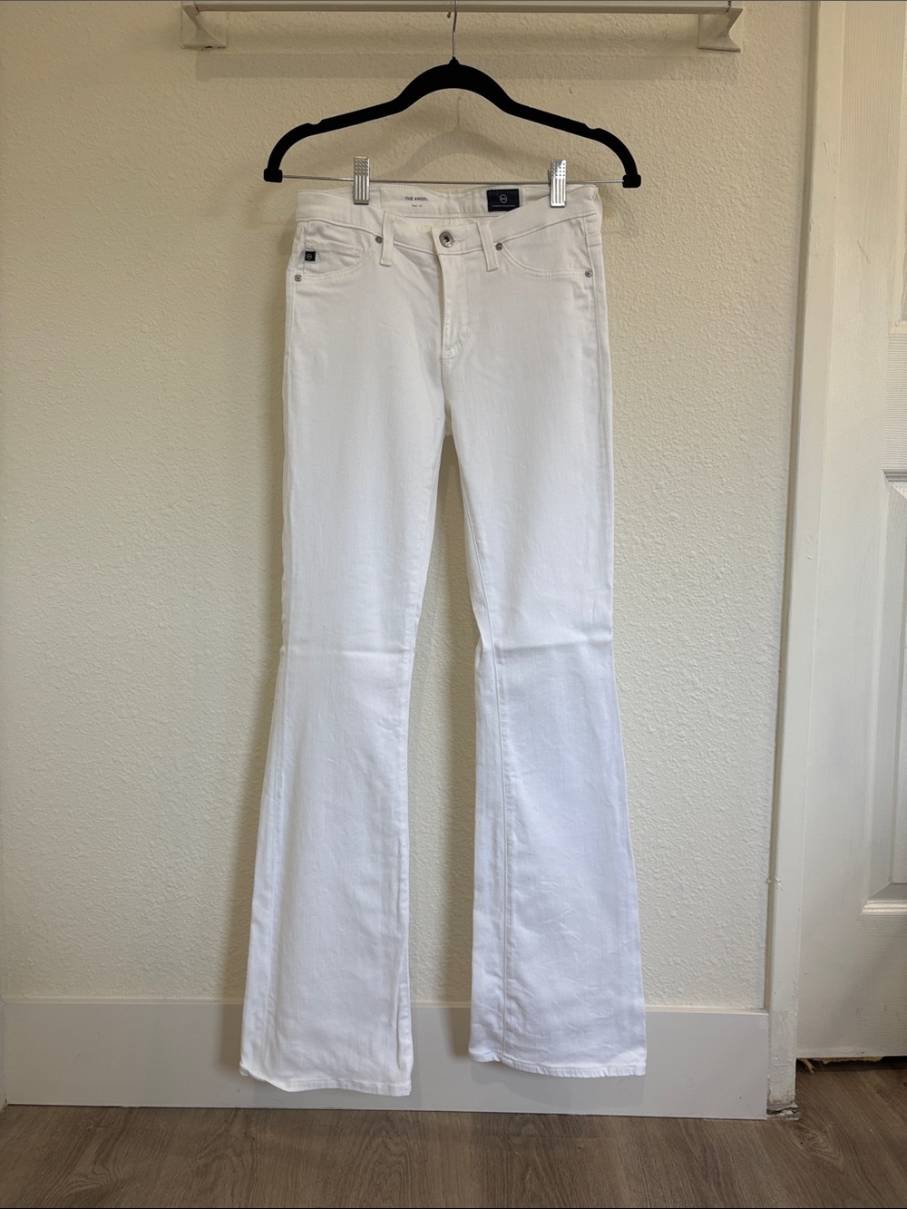 Ag Adriano Goldschmied White Flared Jeans